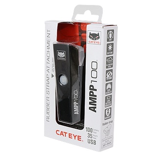 Cateye AMPP100 HL-EL041RC ไฟหน้าจักรยาน ชาร์ต USB ไฟจักรยาน