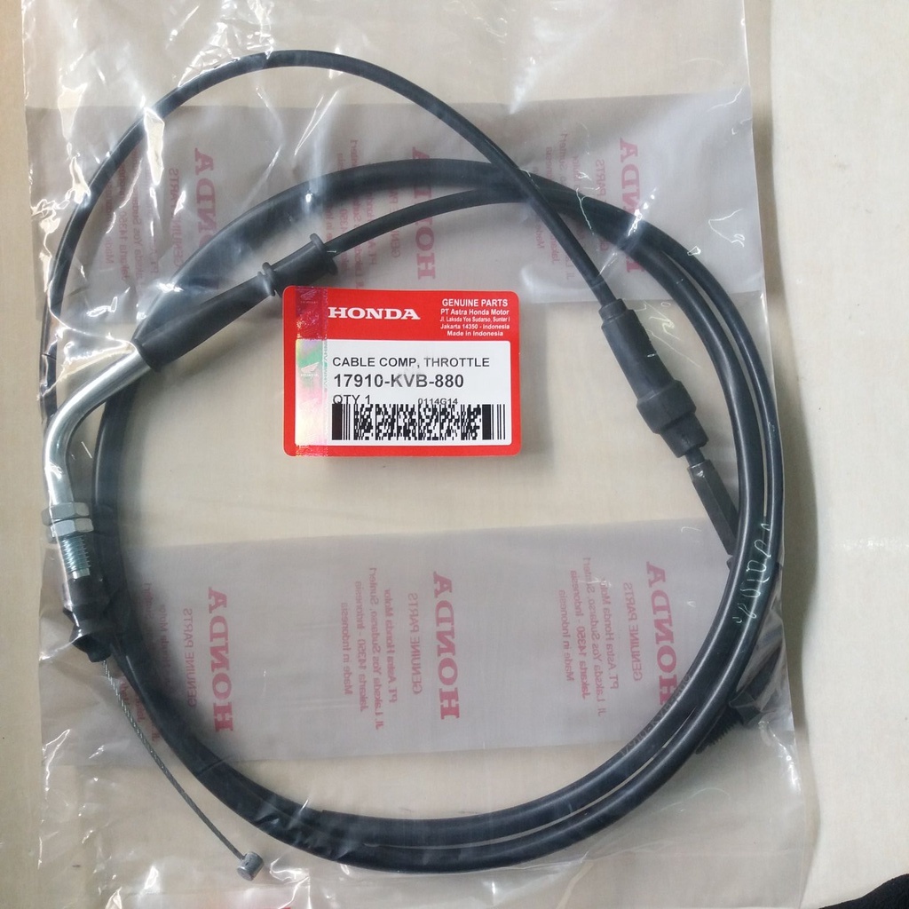 BEAT CARBON/VARIO 110/SCOOPY CARBON GAS CABLE