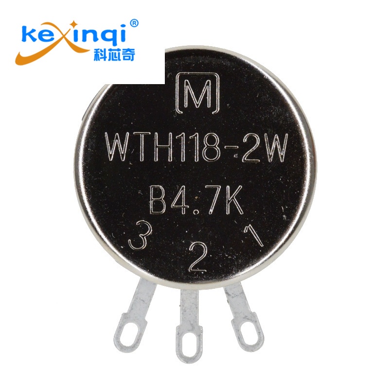(1 ชิ้น) WTH118 Potentiometer 2W 1A 1K 2.2K 4.7K 10K 22K 47K 100K 470K 1M DIY ชุดอะไหล่ ราคา ถูกที่สุด ดีลบีเคเค แกลเลอรีภาพที่ 4