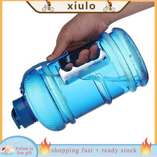 ❀xiulo 1 l bpa free ขวดน้ําดื่มสําหรับสัตว์เลี้ยงสีฟ้า❀