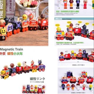 ชุดรถไฟไม้อันปังแมน Magnetic train