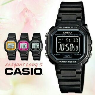 🔥โปรแรง🔥Casio แท้ 💯% นาฬิกาผู้หญิง สายยางเรซิน รุ่น LA-20WH นาฬิกาดิจิตอล มีประกัน