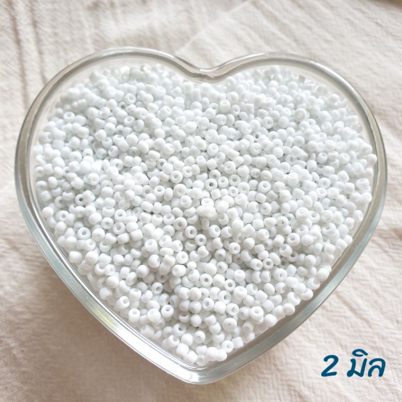 ลูกปัดเม็ดทราย 2, 3 มิล.《แพค 15 กรัม, 30 กรัม》สินค้าพร้อมส่ง!