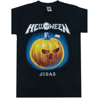 เสื้อยืดลําลอง ผ้าฝ้าย 100% แขนสั้น พิมพ์ลาย Helloween 3 metal Music สีดํา พลัสไซซ์ XS-XXXL ของขวัญวันเกิด สําหรับผู้ชาย