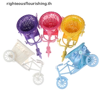 Righteousflourishs.th แจกันดอกไม้ รถสามล้อ ขนาดเล็ก สําหรับตกแต่งบ้าน ออฟฟิศ โต๊ะทํางาน