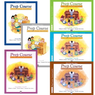 Basic Piano Prep Course Lesson Book A B C D E F