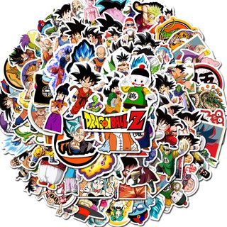 100/50/25/10Pcs Not Repeat Anime Dragonball Stickers Cartoon Stickers for Snowboard Laptop Luggage Fridge Car Styling Cute Vinyl Decal