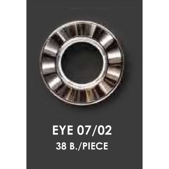 ห่วงตาไก่ ลายวงคลื่น VC Fabric แท้ 💯% ขนาด วงใน 41 mm. ขนาด วงนอก 80 mm. ล็อค 2 ชั้น พลาสติก