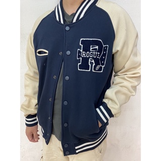 jacket baseball ปักอักษร R