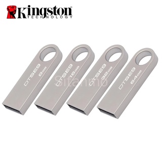 Kingston Pendrive DTse9 แฟลชไดรฟ์โลหะ USB 2.0 128GB 32GB 64GB 16GB 4GB