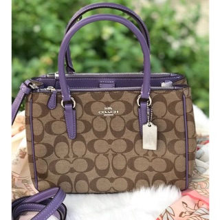 COACH MINI SURREY CARRYALL IN SIGNATURE CANVAS รุ่นใหม่สีสวยมากๆค่า