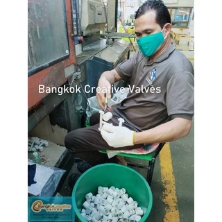 ข้องอ พีวีซี สีขาว ไซต์ 3/8"-1" A7 ข้องอสีขาว