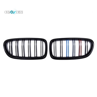 ตะแกรงกระจังหน้ารถยนต์ สีดําเงา สําหรับ BMW F10 F11 F18 5 Series 10-17 M Style