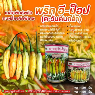 เมล็ดพันธุ์พริกกะเหรี่ยงคัดพิเศษ อีป็อป