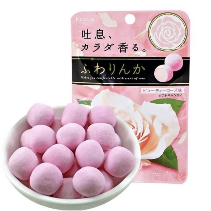 Kracie Beauty Soft candy  fragrance ลูกอมตัวหอม ลูกอมกุหลาบญี่ปุ่น  ลูกอมยอดนิยม จากญี่ปุ่น (32g-60g