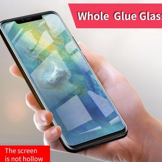 ฟิล์มกระจก นิรภัย กาวยูวี เต็มจอ หัวเว่ย เมท 20 โปร UV Glue Set Glass Full Cover Tempered  for Huawei Mate 20 Pro