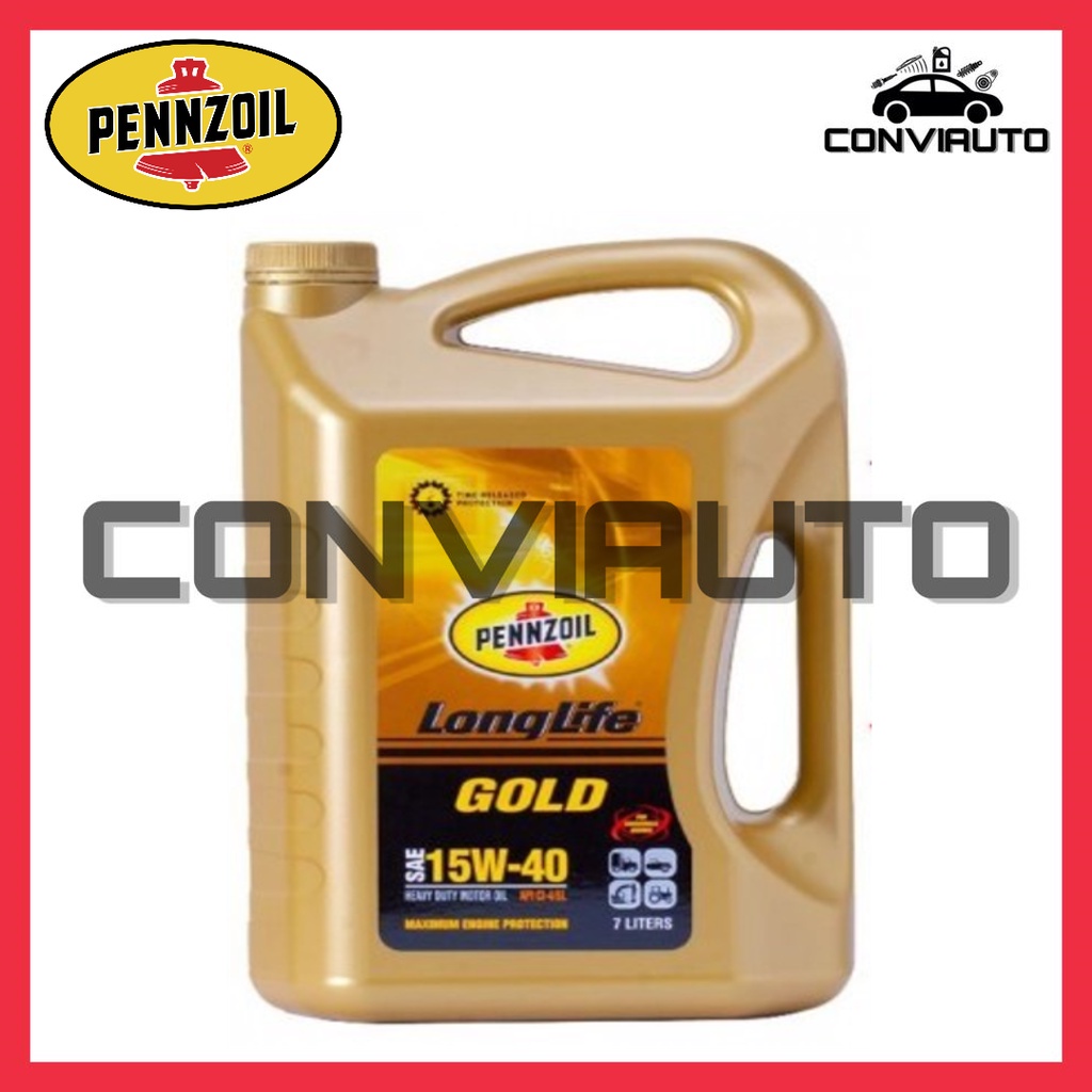 PENNZOIL LONG LIFE GOLD DIESEL SAE 15W40 7L CI 4