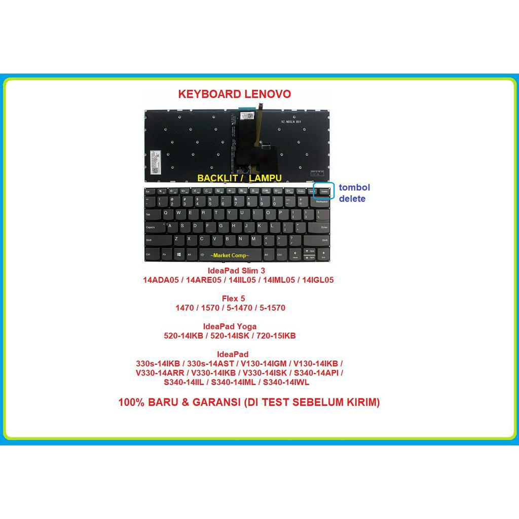 TOMBOL Lenovo Ideapad Slim 3 14ADA05 14ARE05 14IIL05 14IML05 14IGL05 FLEX 5 1470 1570 5-1470 5-1570 