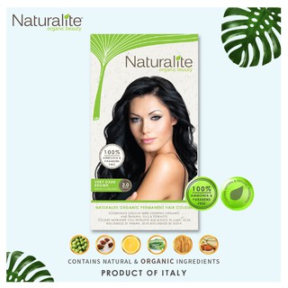 เนเชอรัลไลท์ Naturalite สีย้อมผมออร์แกนิคแท้- 2.0 VERY DARK BROWN (NO PARABENS, NO RESORCINOL, NO AMMONIA, NO PPD)