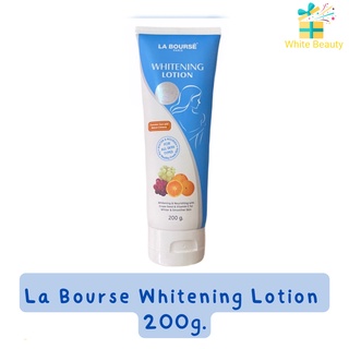 (หลอด) La Bourse Whitening Lotion 200g. ลาบูสส์ ไวท์เทนนิ่ง โลชั่น 200กรัม.