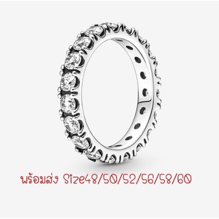 Pandora silver ring แหวนเพชร