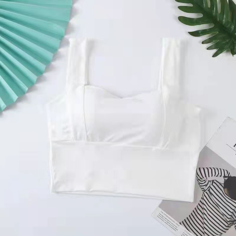 Gakki เสิ้อกล้าม เสื้อชั้นในสตรี สายเดี่ยว สไตล์เกาหลีทรงเกาะอกเซ็กซี่ 8811# - รูปที่ 2