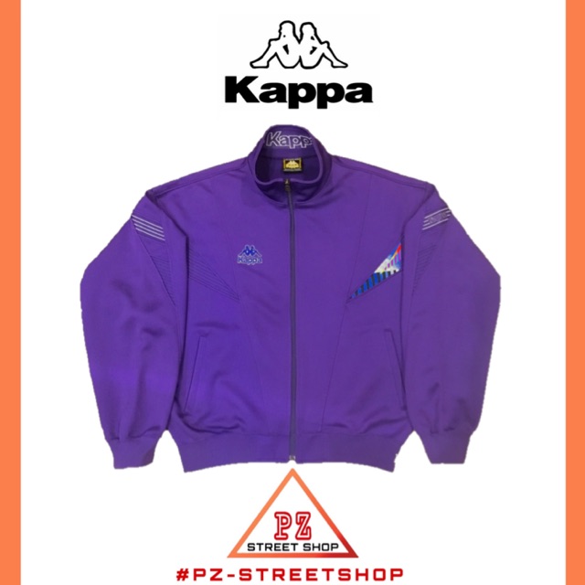 เสื้อวอร์ม Kappa สีม่วงของแท้💯 มือสองจากญี่ปุ่น สภาพสวยใหม่