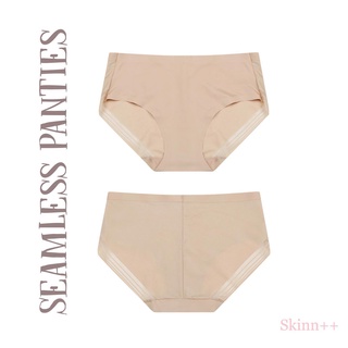 Seamless Medium Waist Panty (Beige/Grey/Navy Blue) by Skinn intimate