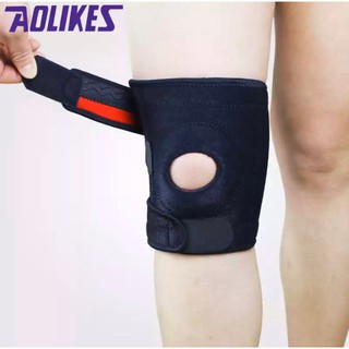 AOLIKES KNEE SHORT SUPPORT ผ้าพยุงหัวเข่าลดอักเสบปวดเข่าแบบสั้น