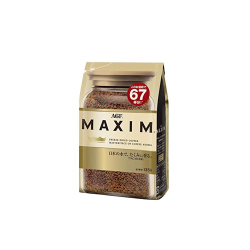 ส่งฟรี AGF Maxim Freeze Dried Coffee เอจีเอฟ แม็กซิม คอฟฟี่ กาแฟสำเร็จรูปชนิดฟรีซดราย 135 กรัม  เก็บเงินปลายทาง