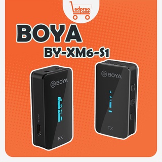 Boya BY-XM6-S1 ไมค์ไร้สายสำหรับพิธีกร1คน