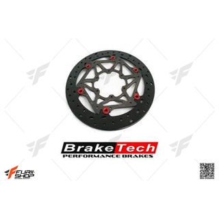 จานเบรคหน้า BRAKETECH IRON FOR YAMAHA R6 2017 จานเบรกหน้า มอเตอร์ไซค์