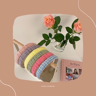 𝓟𝓱𝓪𝓰𝓪 ❁⁣ ที่คาดผมผ้าทวิต ผ้าดี สีสวย เกาสุดๆ ✦ ✧ ⁣