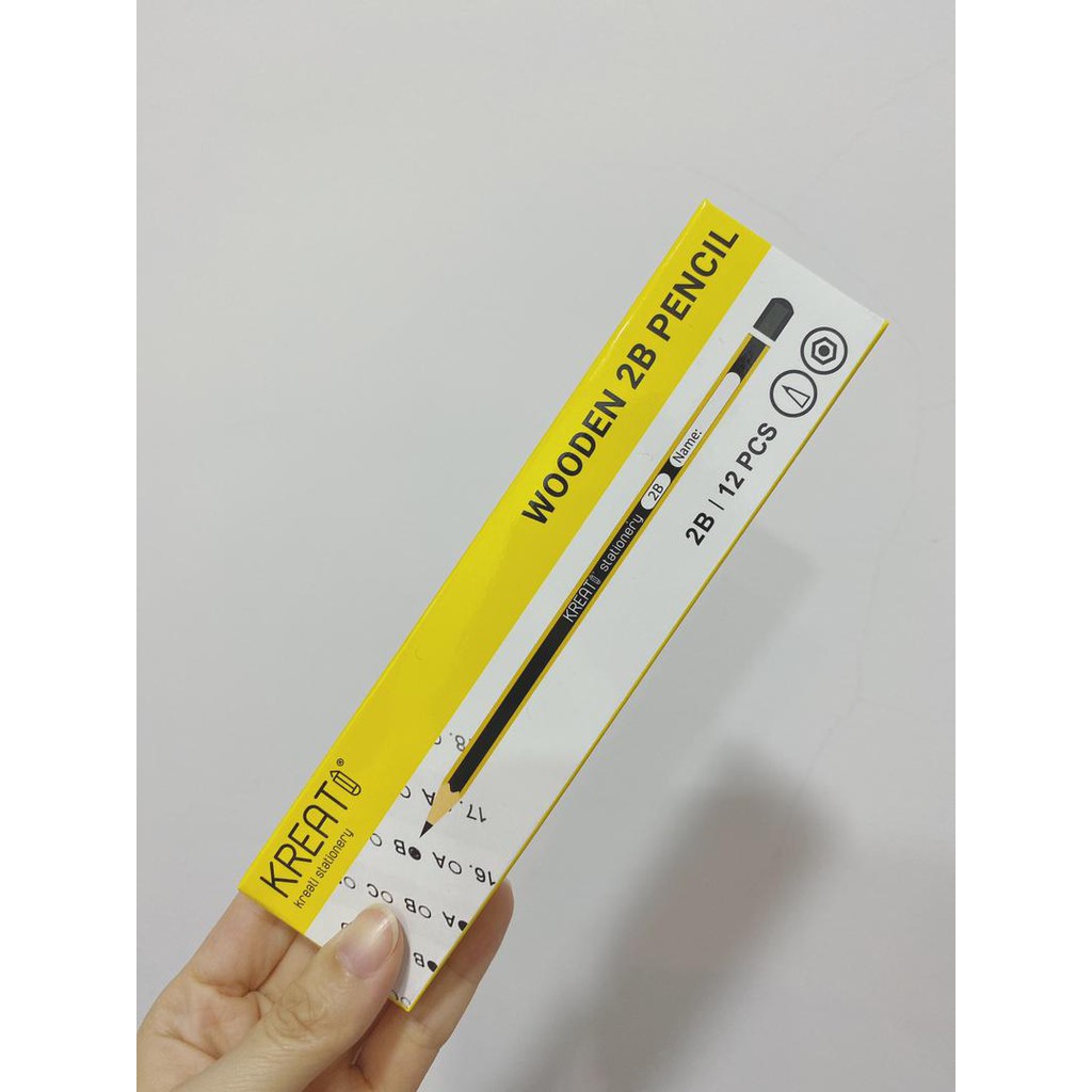 Syoknyashop Kreati 2B Pencil 12pcs/2B Pencil Value Set/2B Pensil