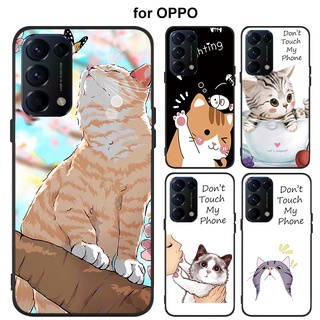 เคส OPPO A17 A77s A76 A96 A57 A77 A95 A74 A15S A15 A16 A16K A53 A33 2020 มือถือสำหรับเคสโทรศัพท์นุ่มป้องกันรอยสําหรับ