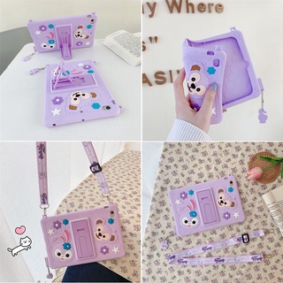 เคสโทรศัพท์มือถือนิ่ม ลายยูนิคอร์น สีรุ้ง พร้อมขาตั้ง สําหรับ Huawei Honor Pad 8 2022 HEY-W09 12 นิ้ว Honor Tab 8 12 นิ้ว