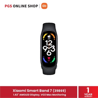 Xiaomi Smart Band 7 (39869) สมาทร์วอช หน้าจอ 1.62" AMOLED, มาพร้อมฟีเจอร์ใหม่ VO2 Max Monitoring