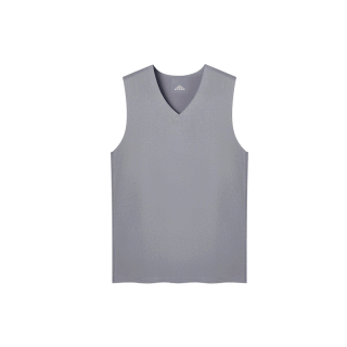 เสื้อกล้ามชาย เสื้อแขนกุดชาย คอวี พร้อมส่งจากไทย ระบายอากาศ ไร้ขอบ V Neck Sleeveless shirt ผ้าลื่น บางเบา8922