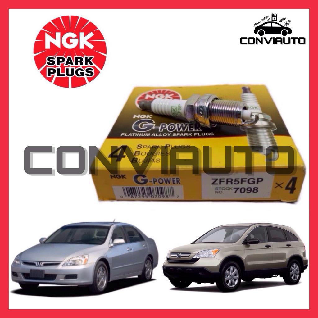 HONDA OM ACCORD SDA CRV 2000-2004 S9A KIA SPECTRA5 MAZDA MPV V6 PREMACY NGK SPARK PLUG ZFR5F11 4 ชิ้