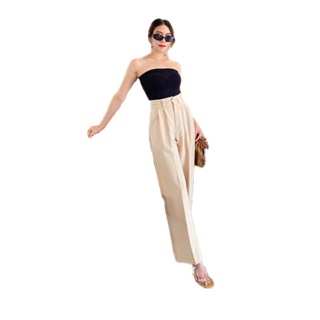 Ella Trousers(1)XS-3XL ลด25%โค้ด FASH25RQ5 กางเกงขากระบอก งานตัดเดอะ ซัน โคร์