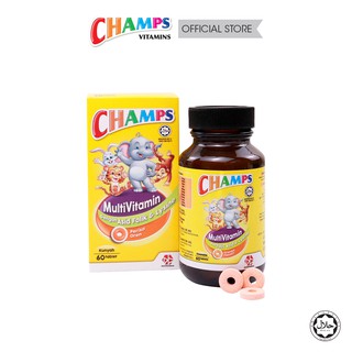 CHAMPS Multivitamin Plus Lisin & Asid Folik / Multivitamin Plus Lysine & Folic Acid (60's)