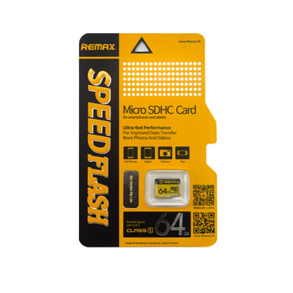 เมมโมรี่การ์ด SD Card 64GB Remax
