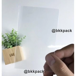ถุงแก้วใส OPP โอพีพี แพ็ค 1กิโล มีหลายขนาดให้เลือก ปากตัดตรงไม่มีแถบกาว