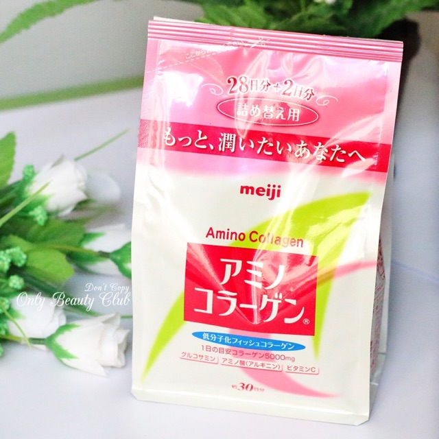 Collagen ผงคอลลาเจน แบบทาน Meiji Amino Collagen
