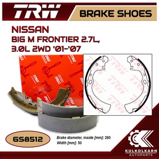 ก้ามเบรคหลัง TRW สำหรับ BIG M FRONTIER 2.7L, 3.0L 2WD 01-07 (GS8512)