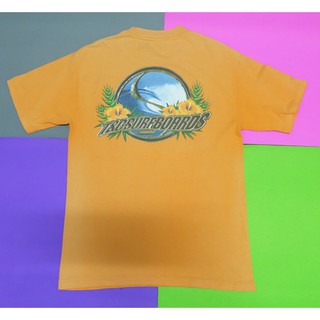 T &amp; C Surf Designs Made in USA อก 20 นิ้ว ยาว 29 นิ้ว สีส้ม มือสอง ของแท้