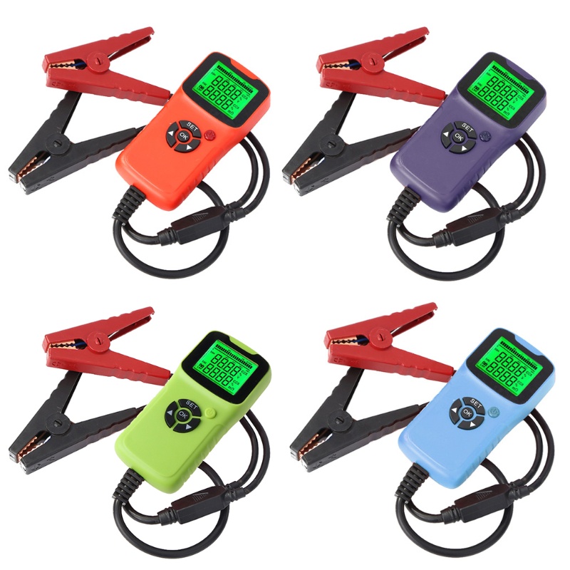 Cc Auto Tester 12V CCA Car Load Tester เครื่องวิเคราะห์ดิจิตอลสําหรับรถยนต์