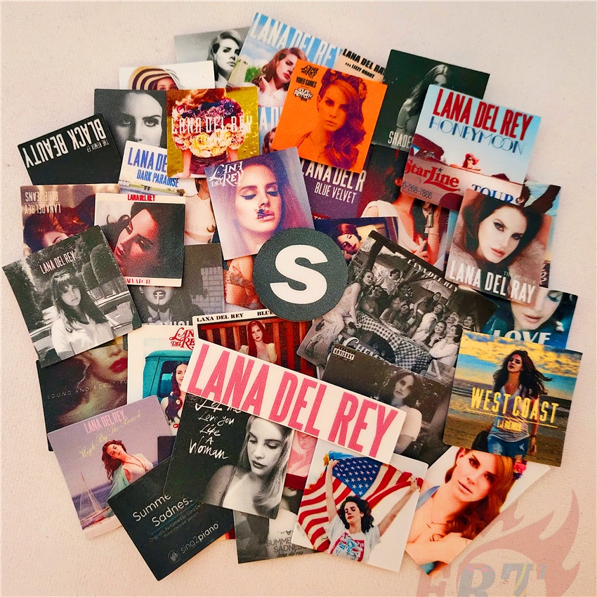 ★★★ Lana Del Rey Q-3 ♪ Music Album Born to Die Summertime Sadness Mini Diary Manual สติ๊กเกอร์ ★★★ 4