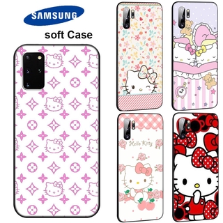 เคสโทรศัพท์มือถือพิมพ์ลาย Hello Kitty สําหรับ Samsung Galaxy Note20Ultra 10 9 8 Plus Lite Note10 + Note 20