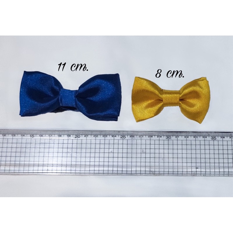 โบว์หูกระต่ายผ้าไหมอิตาลี แบรนด์ลิขสิทธิ์ของ Tulio ขนาด 8 cm และ 11 cm